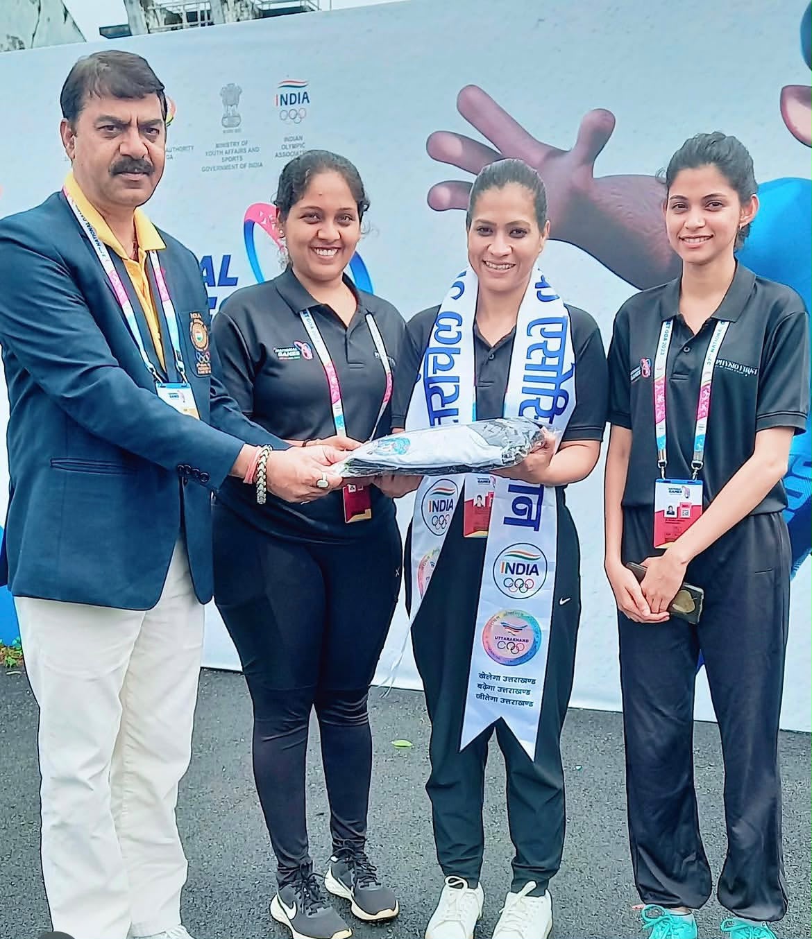 PhysioFirst team felicitated at National Games