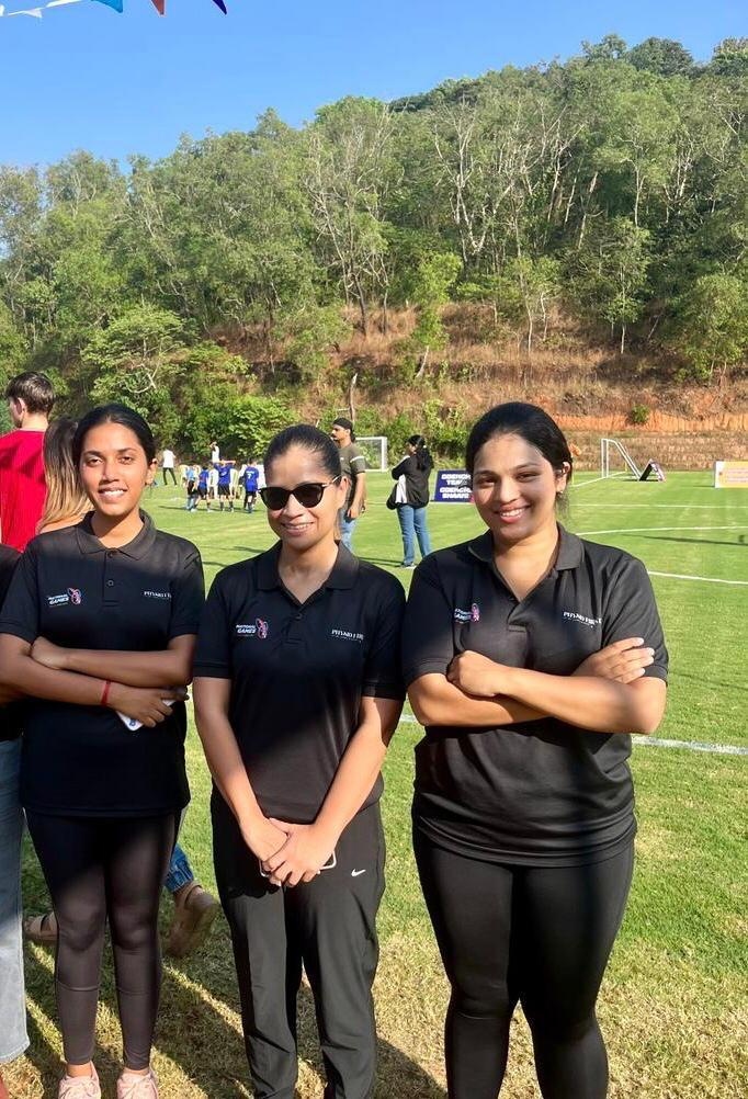 PhysioFirst pitchside sports physiotherapy team on field